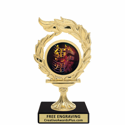 Flame Music Trophy 2 6.5" / Gold