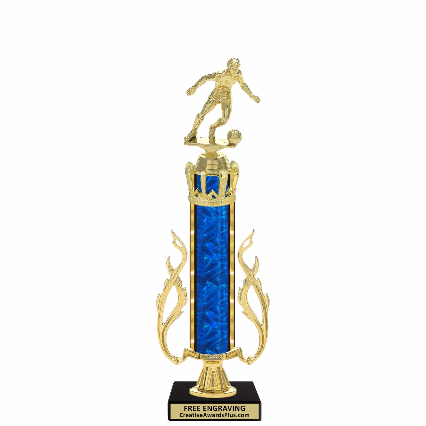 Royal Soccer Trophy 14" / Gold / Male