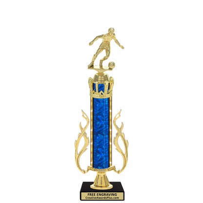 Royal Soccer Trophy 14" / Gold / Male