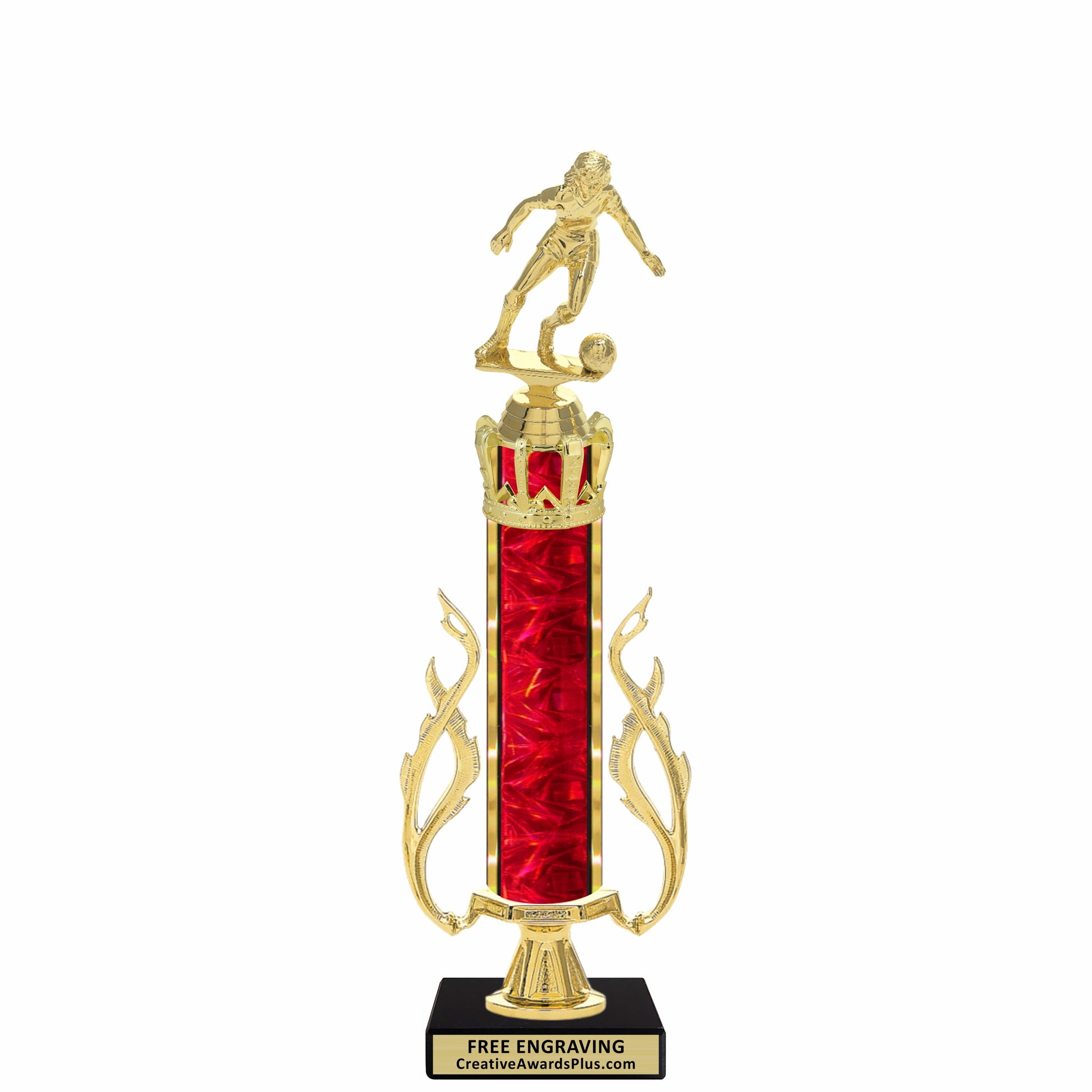 Royal Soccer Trophy 14" / Gold / Female