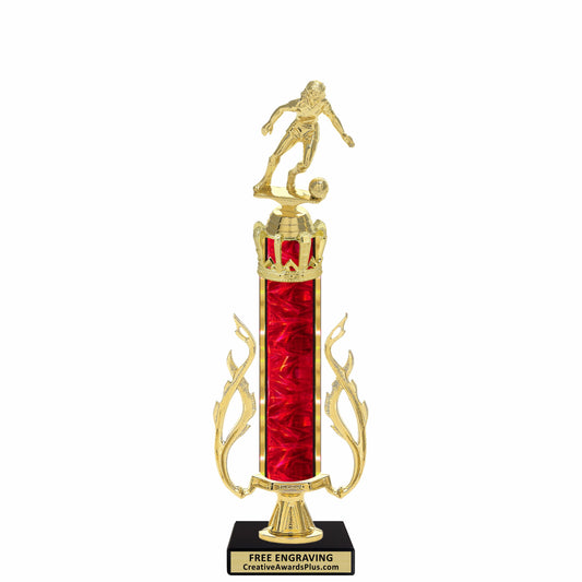 Royal Soccer Trophy 14" / Gold / Female