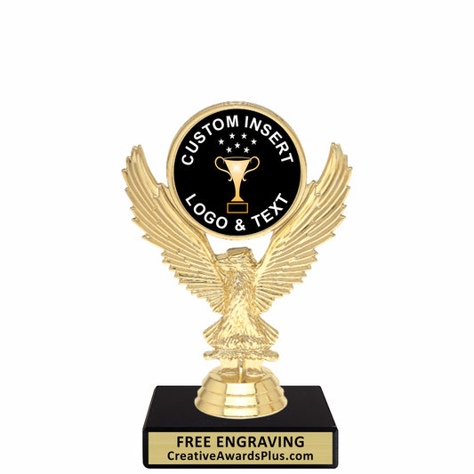 Eagle Insert Trophy 5.75" / Gold