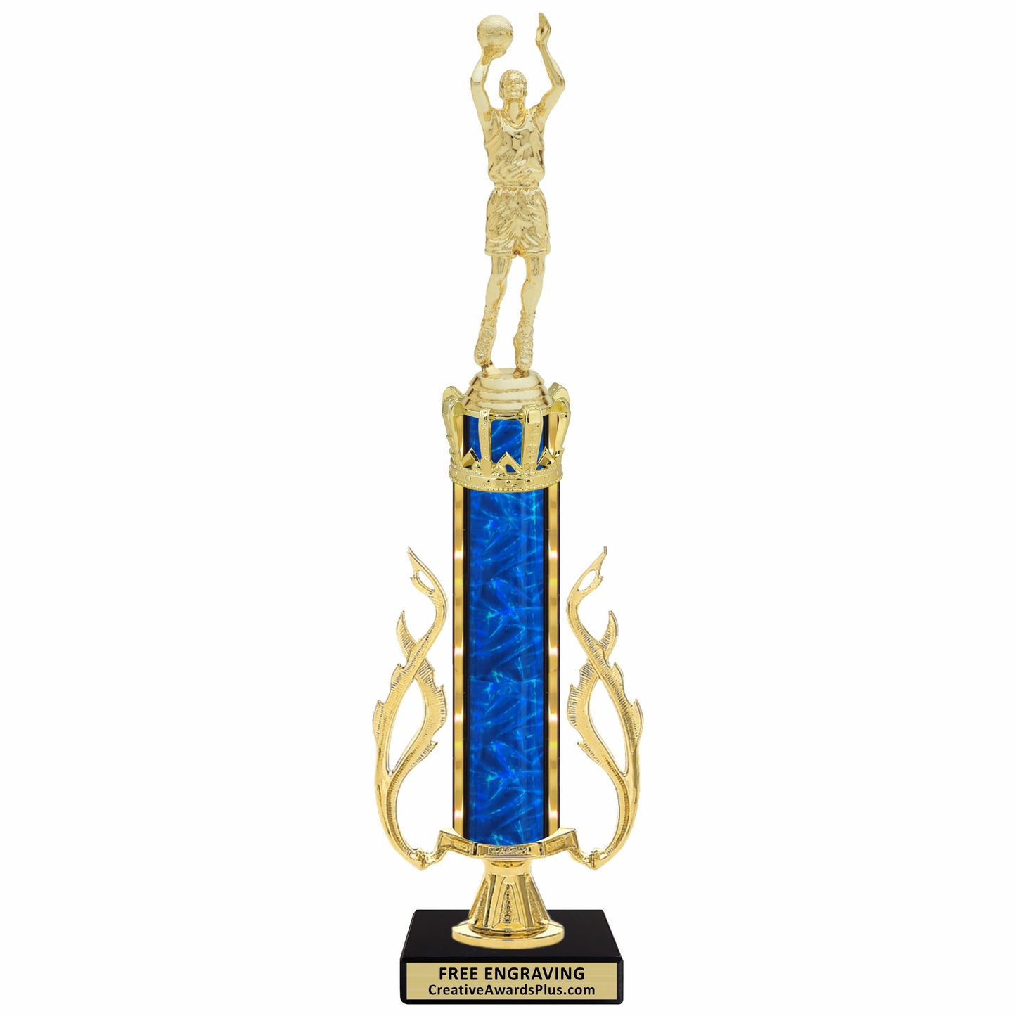 Royal Basketball Trophy 16" / Gold / Male