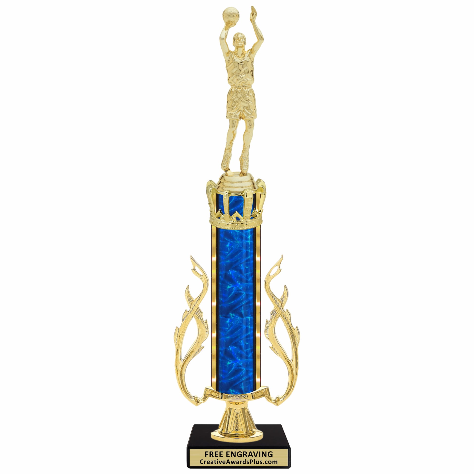 Royal Basketball Trophy 16" / Gold / Male