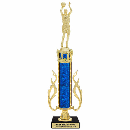 Royal Basketball Trophy 16" / Gold / Male