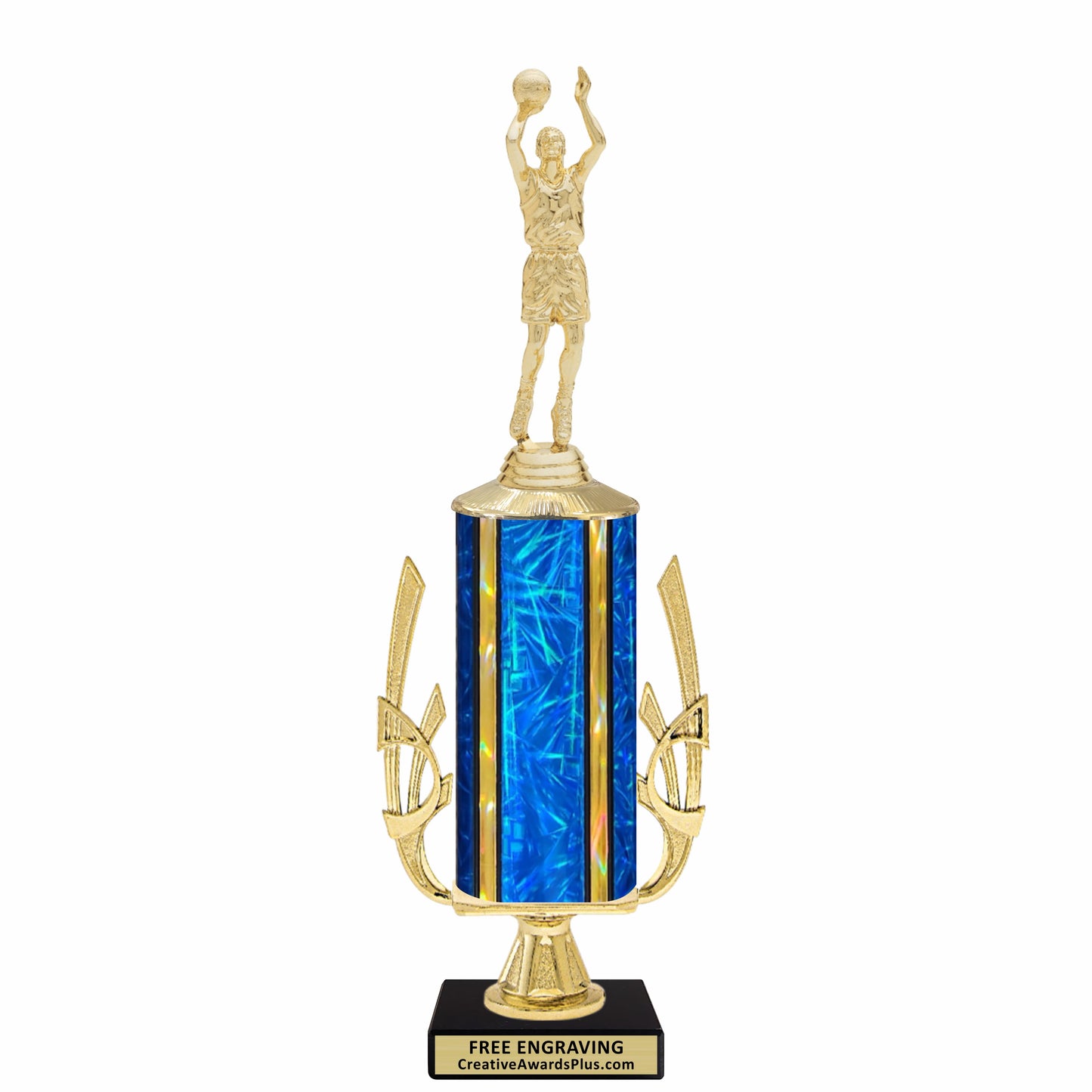 Accent Basketball Trophy 15.5" / Gold / Male