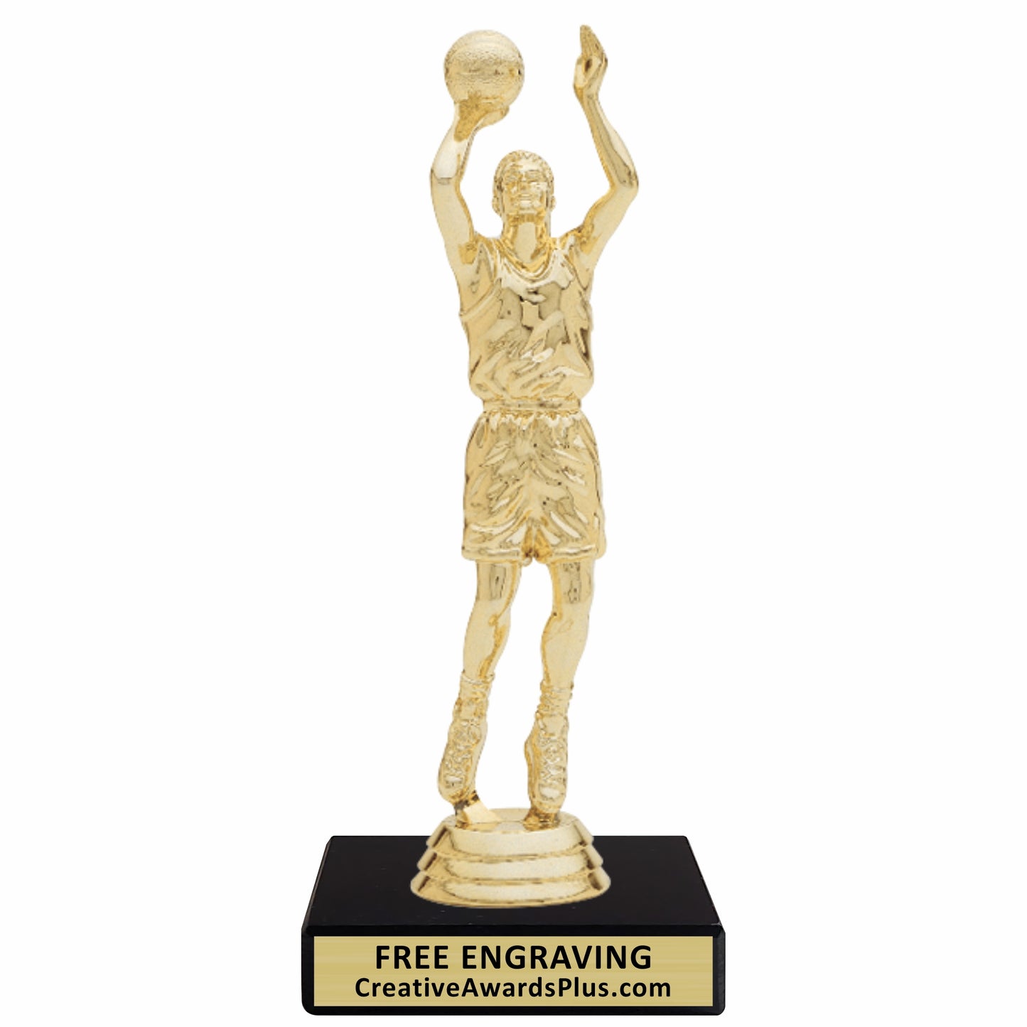 Participant Basketball Trophy 7.25" / Gold / Male
