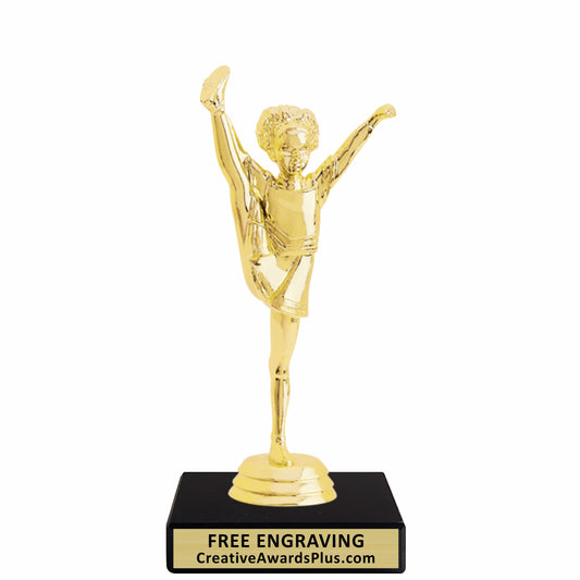 Junior Cheer Trophy 6.5" / Gold