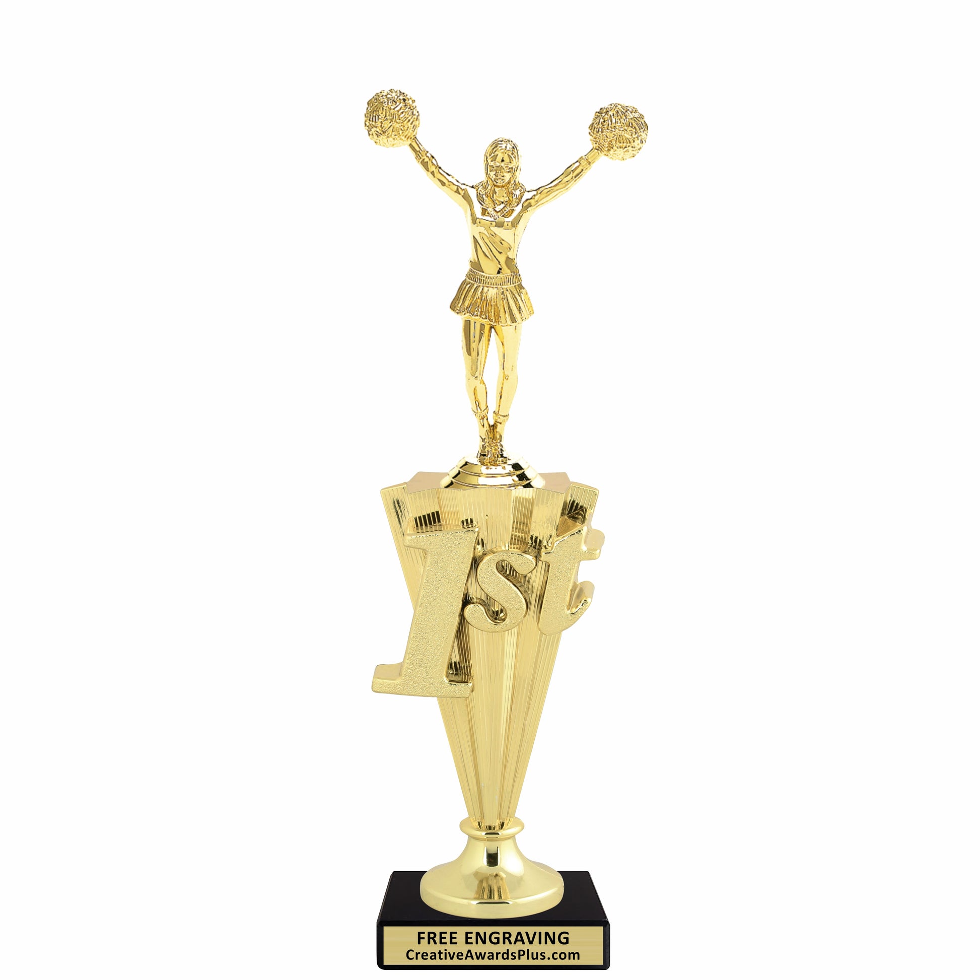 Cheer 1st Place Trophy 11.75" / Gold