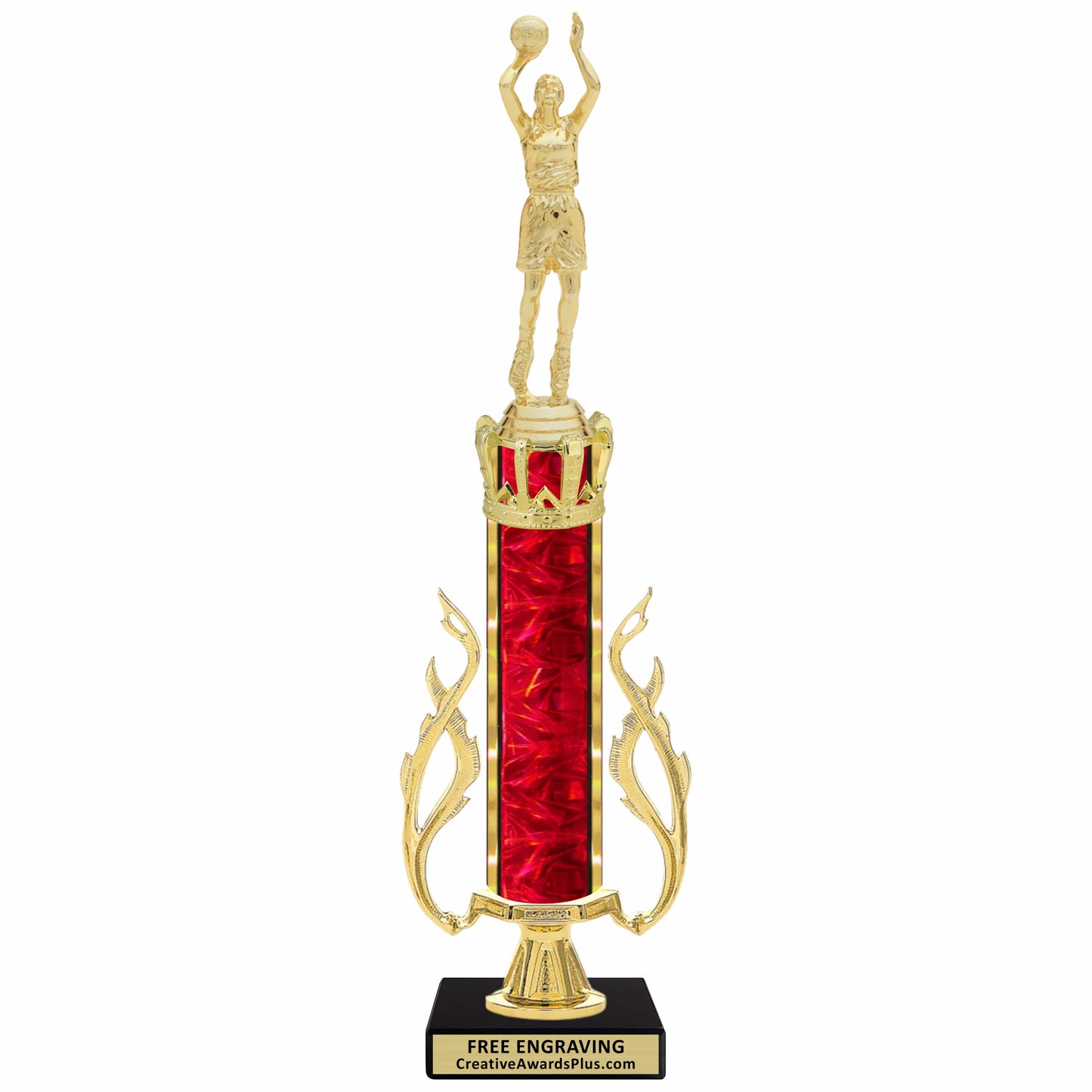 Royal Basketball Trophy 16" / Gold / Female