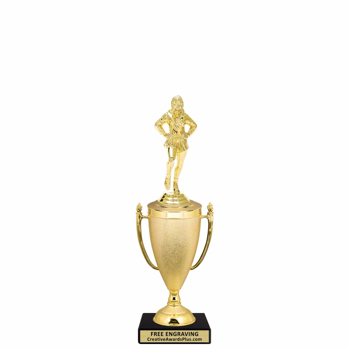 Stippled Cup Drill Team Trophy 10.5" / Gold