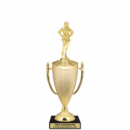 Stippled Cup Drill Team Trophy 12.25" / Gold
