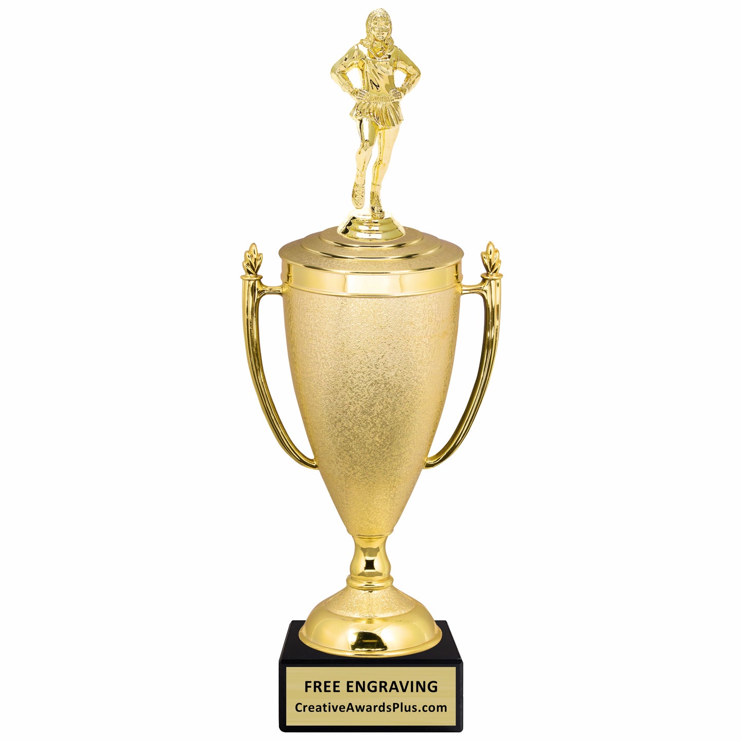 Stippled Cup Drill Team Trophy 14.5" / Gold