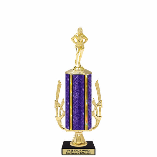 Accent Drill Team Trophy 13.5" / Gold