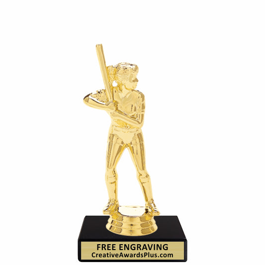 Softball Trophy 6.25" / Gold