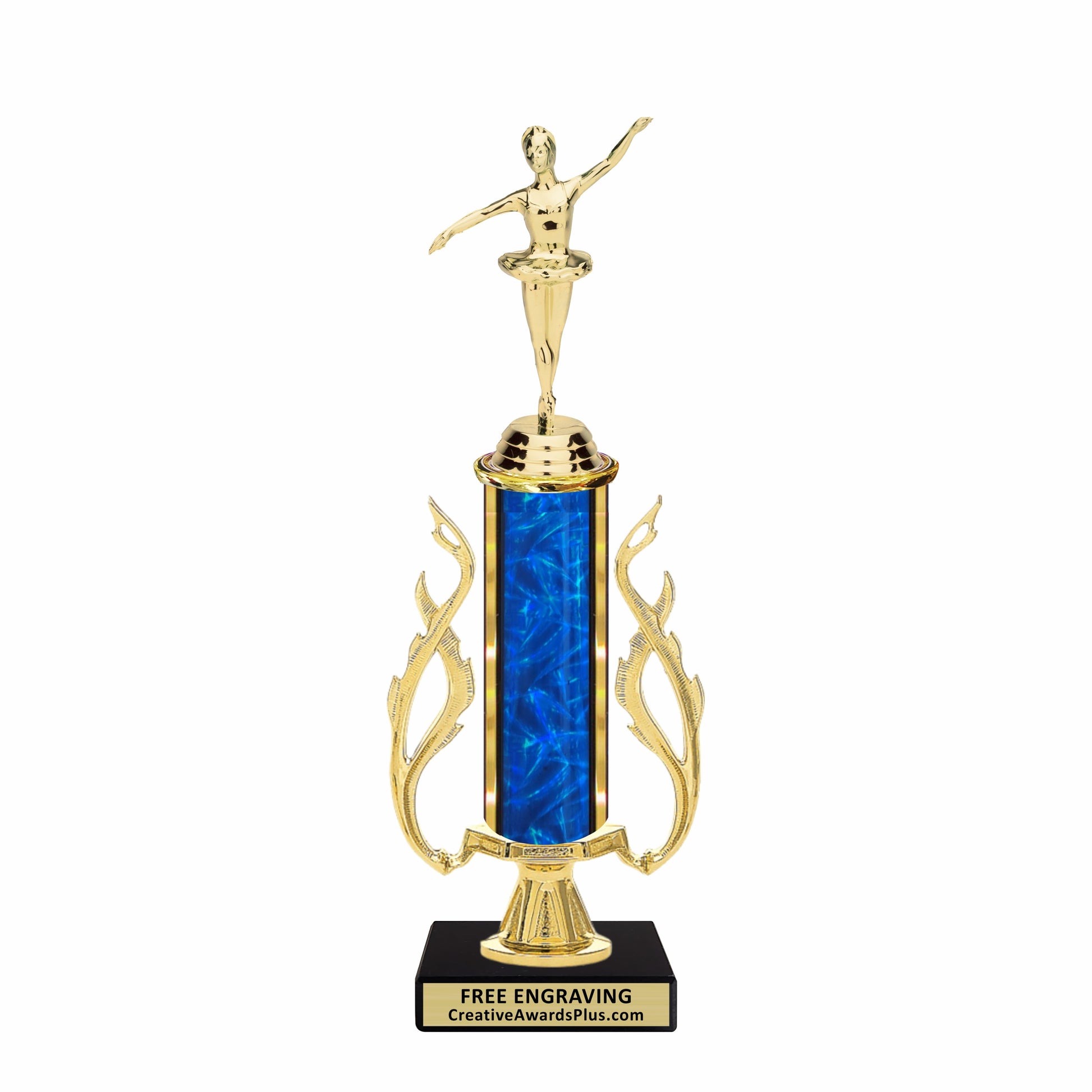 Flaming Ballet Trophy 12.5" / Gold