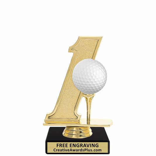 Hole-In-One Trophy 5.75" / Gold