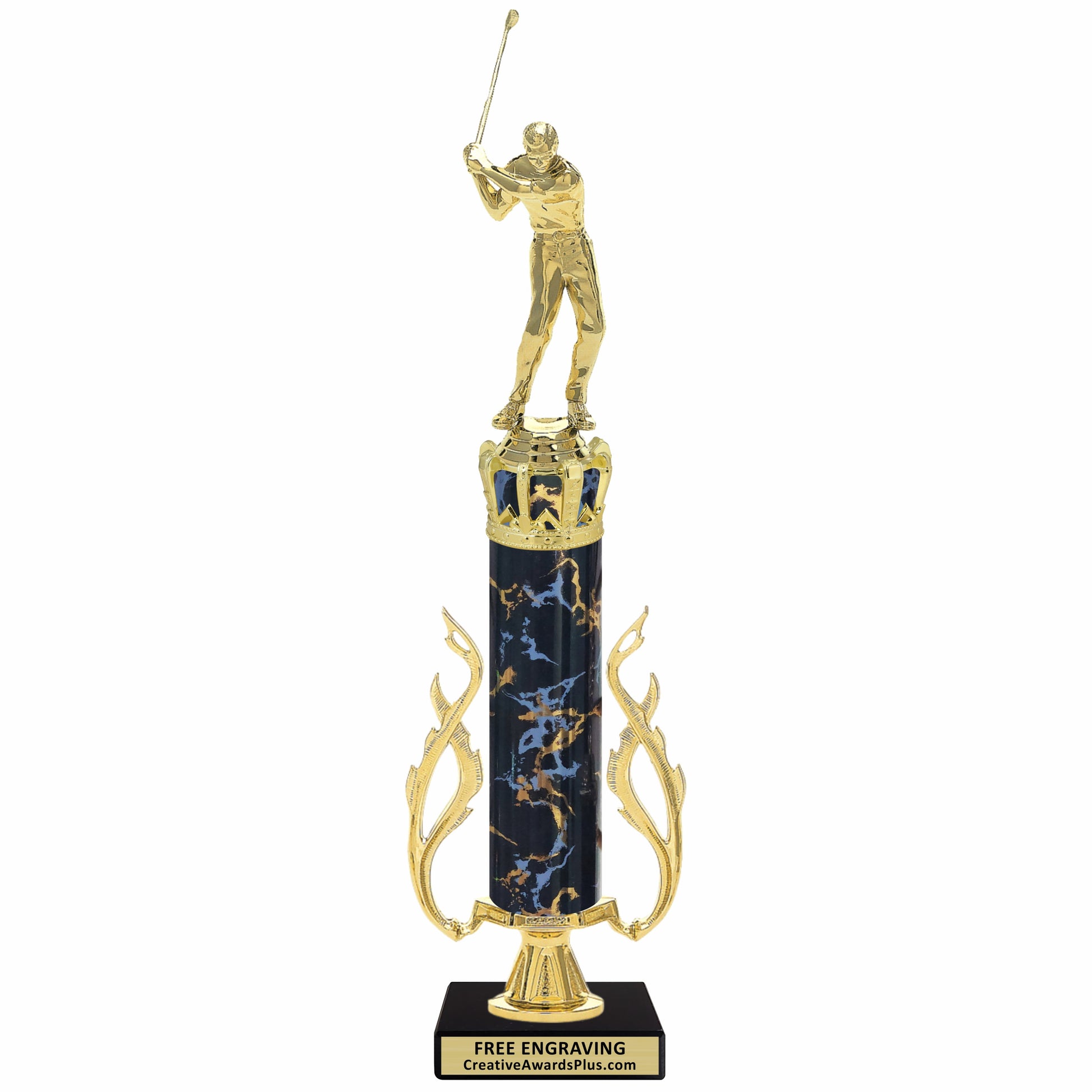 Royal Golf Trophy 15" / Gold / Male
