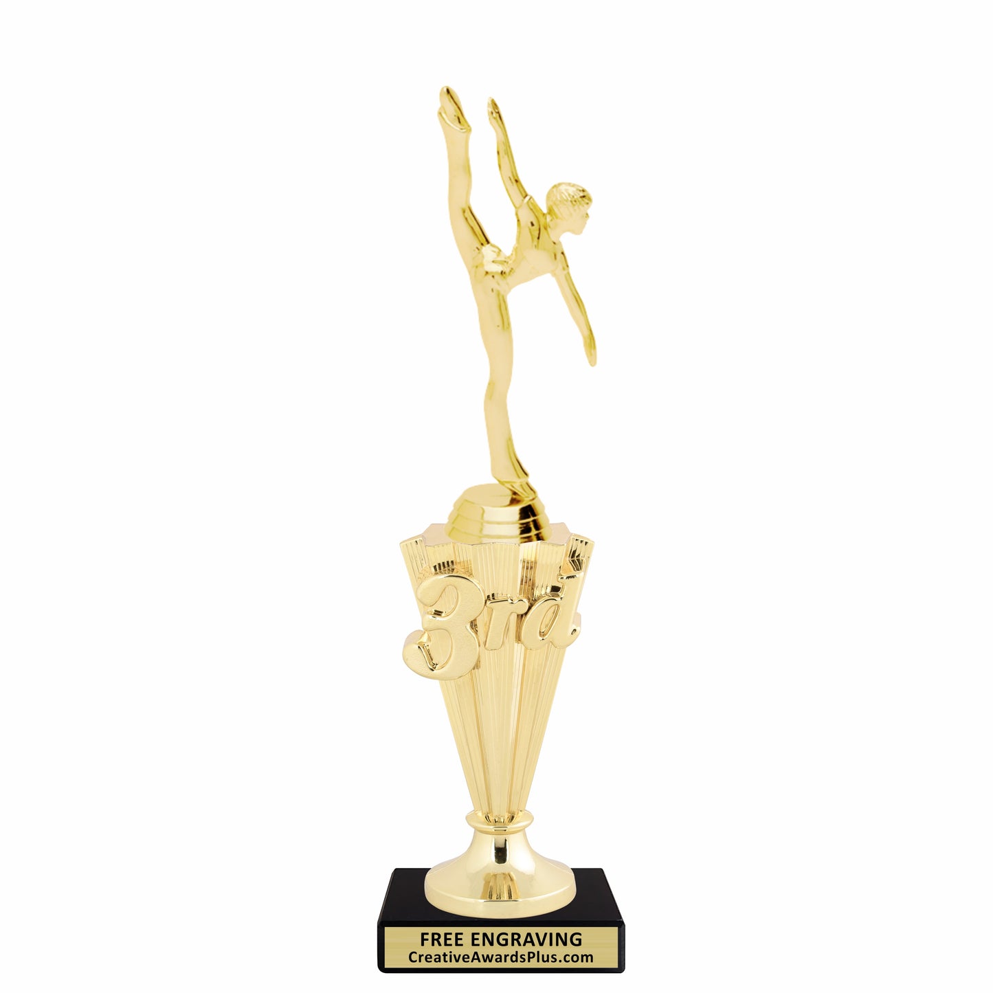 Modern Dance 3rd Place Trophy 11" / Gold