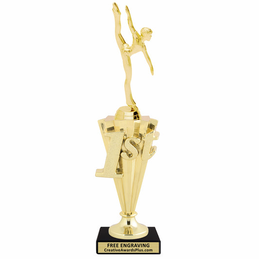 Modern Dance 1st Place Trophy 12" / Gold