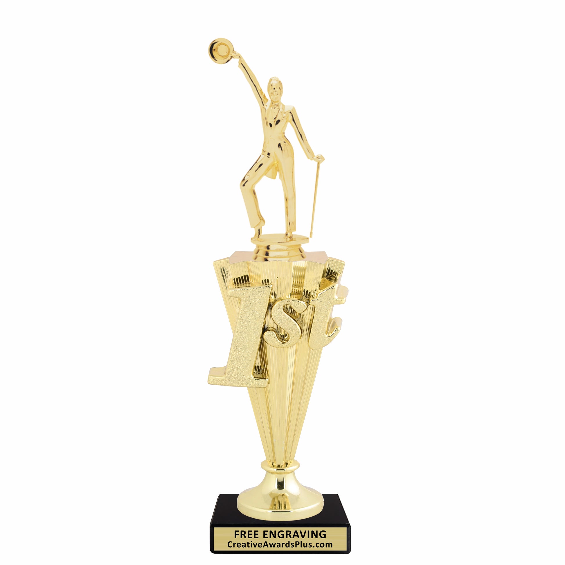 Tap Dance 1st Place Trophy 11.4" / Gold