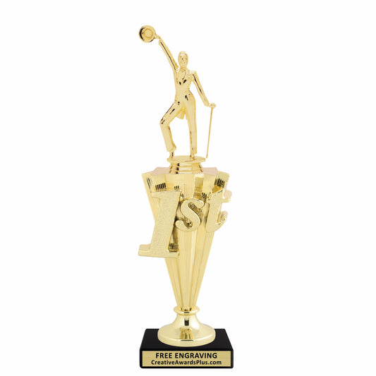 Tap Dance 1st Place Trophy 11.4" / Gold