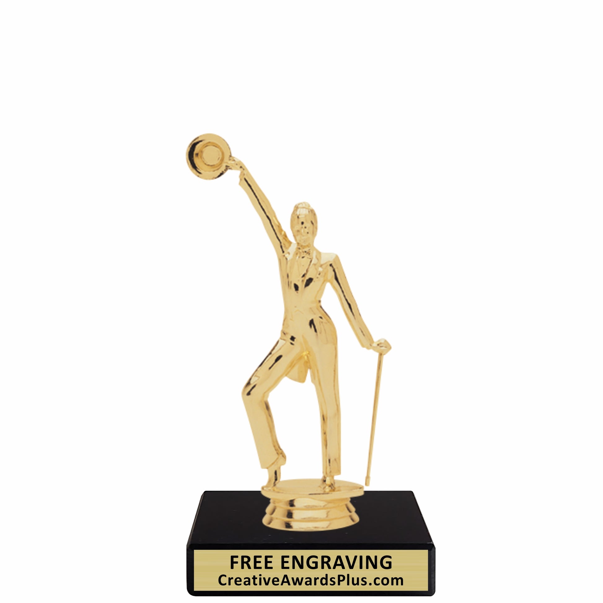 Tap Dance Trophy 5.75" / Gold