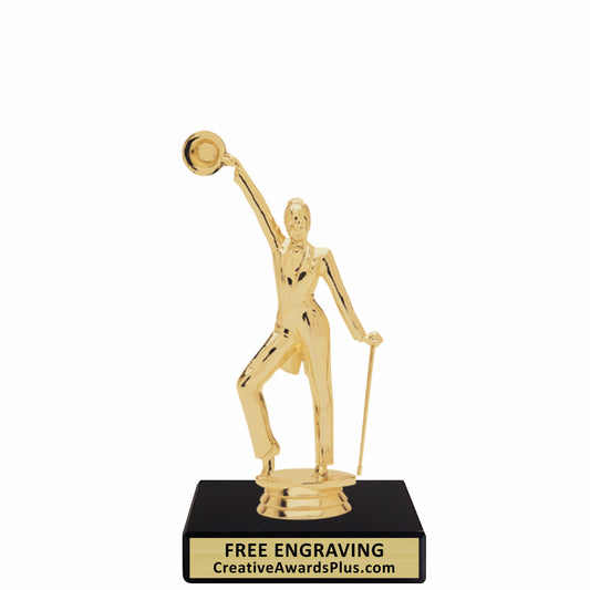 Tap Dance Trophy 5.75" / Gold