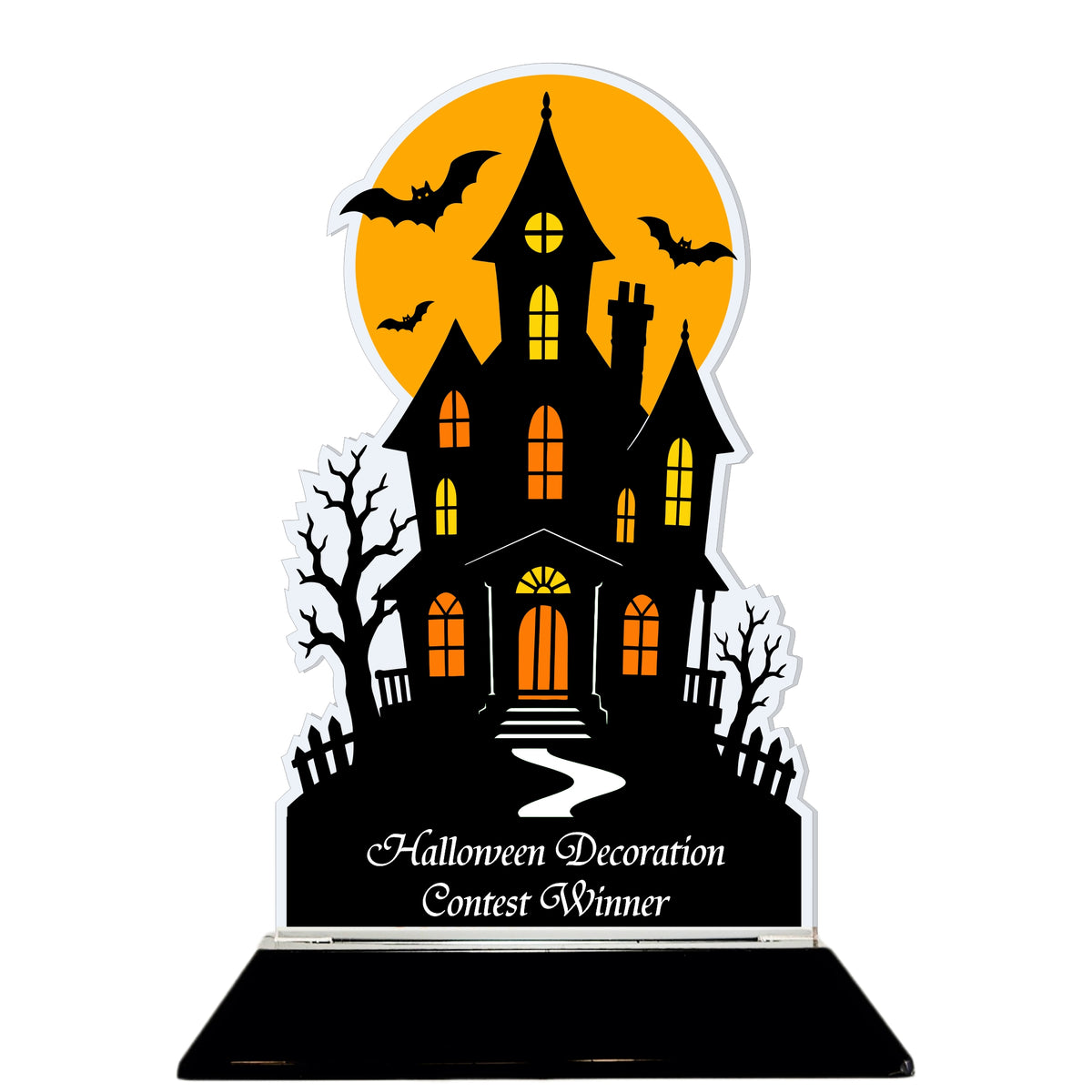 Acrylic Halloween Decoration Award 7" / Multiple