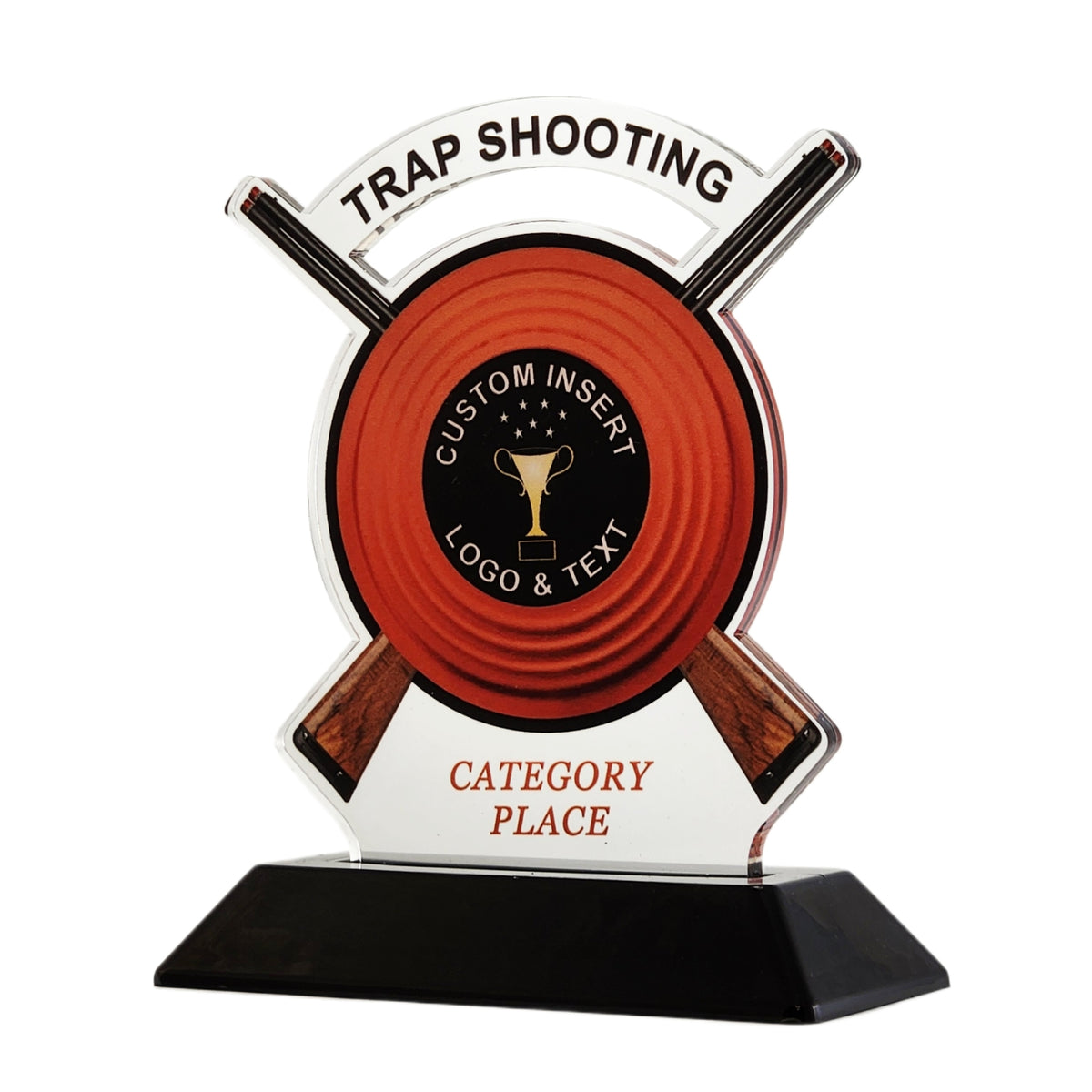 Acrylic Logo Trap Shooting Award 6" / Multiple