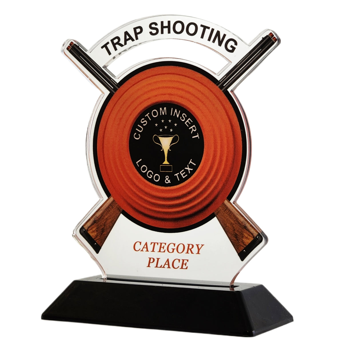 Acrylic Logo Trap Shooting Award 6.5" / Multiple