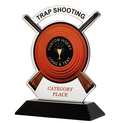 Acrylic Logo Trap Shooting Award 6.5" / Multiple