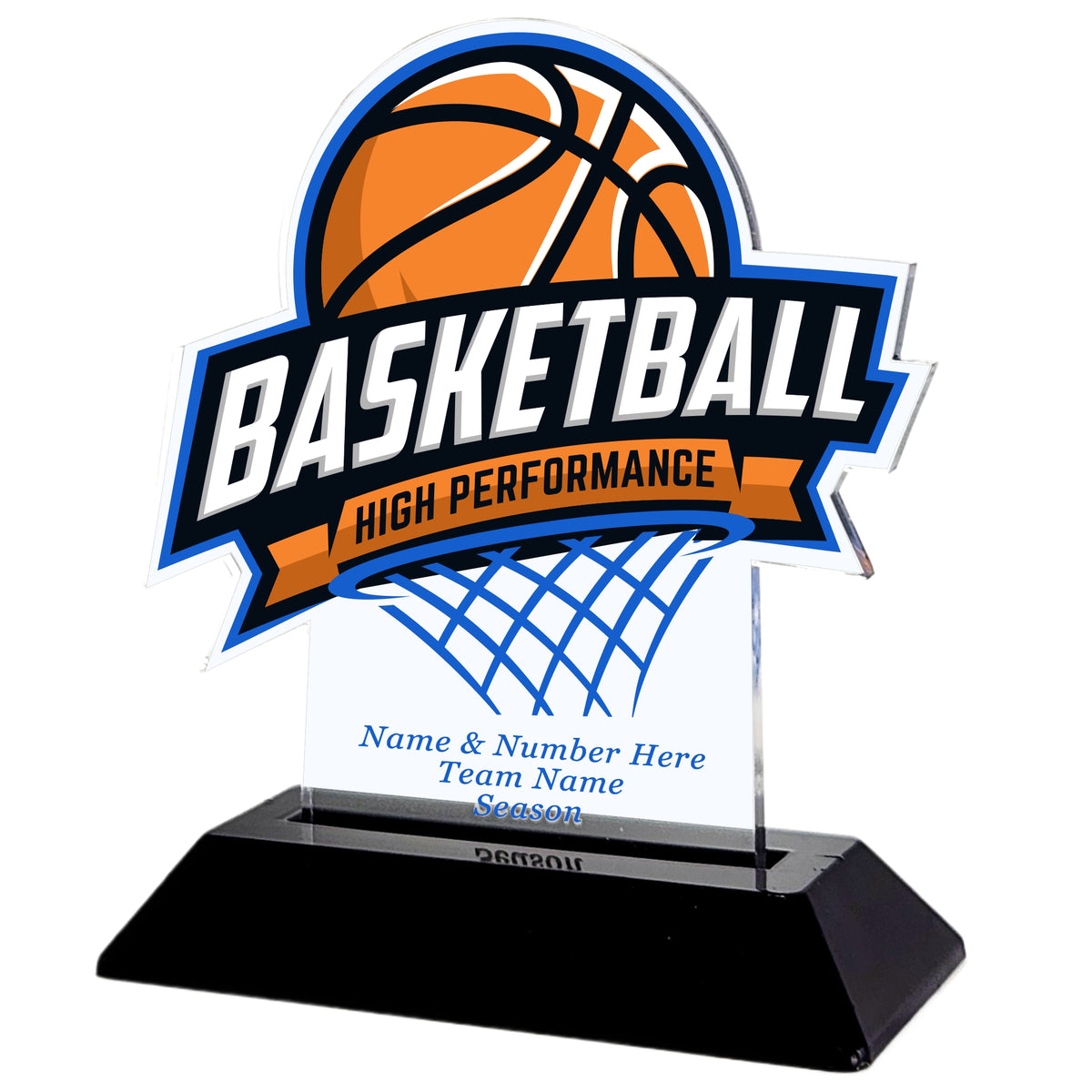 Acrylic Performance Basketball Award 6" / Multiple