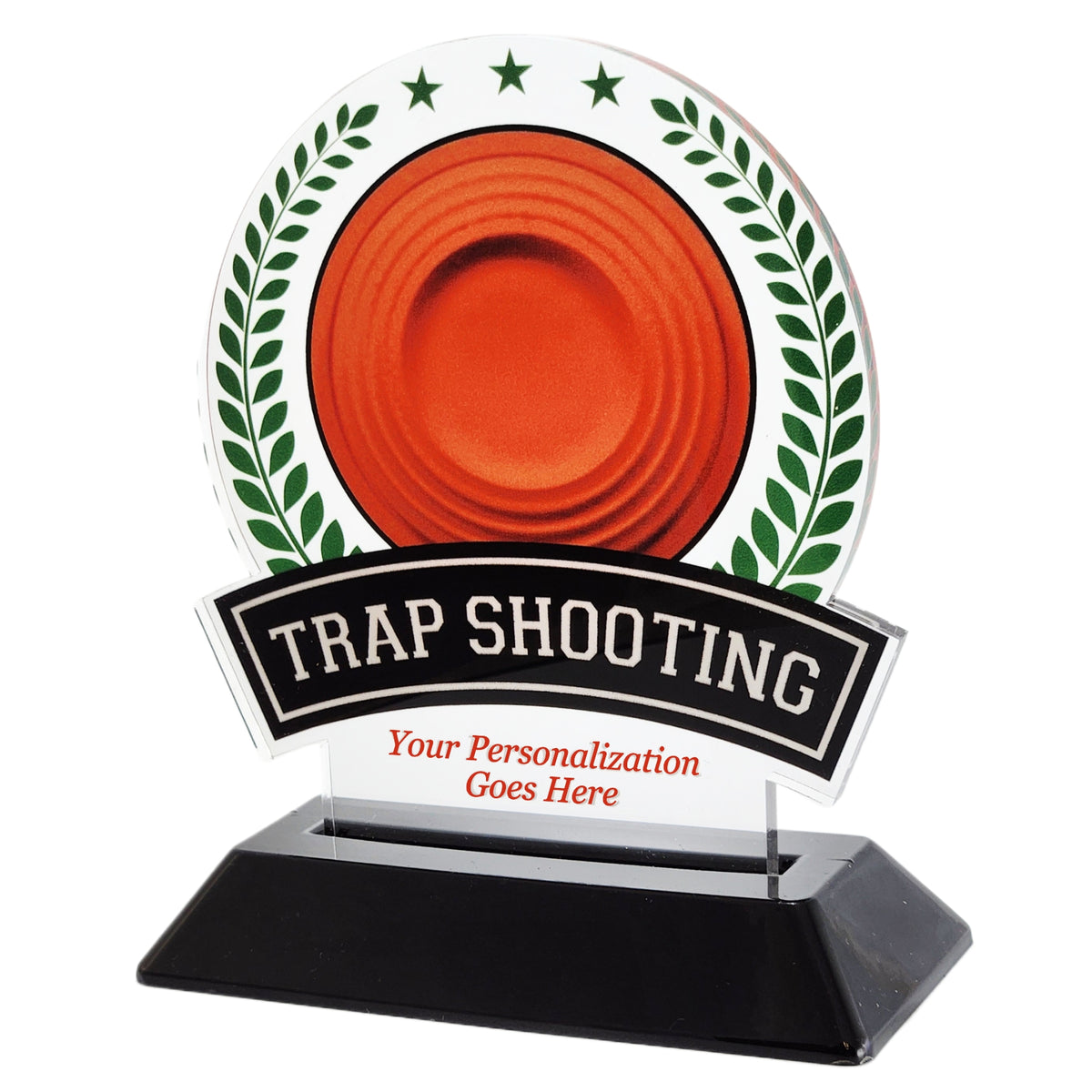 Acrylic Victory Trap Shoot Award 6" / Multiple