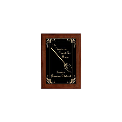 Cherry Finished Plaque 5" X 7" / Cherry / Hearts