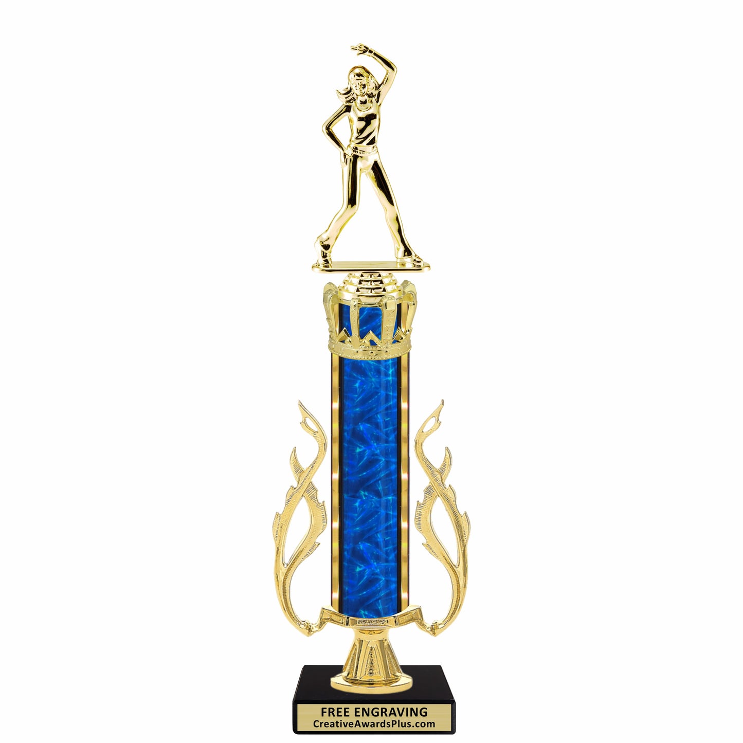 Royal Hip Hop Trophy 15.25" / Gold