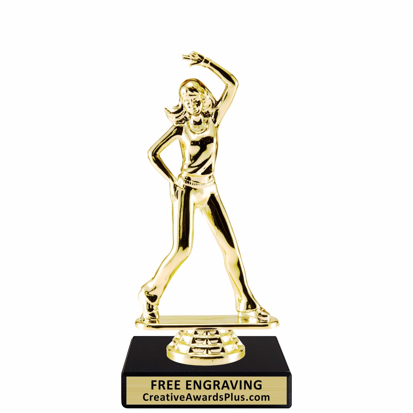 Hip Hop Trophy 6.5" / Gold