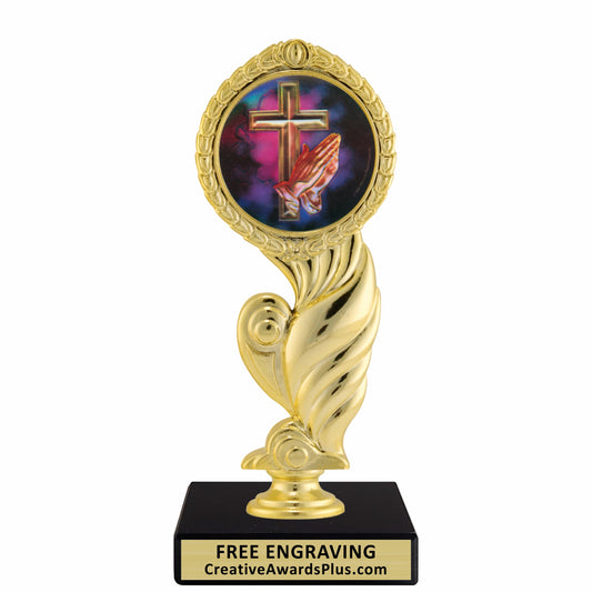 Waves Christian Trophy 7" / Gold