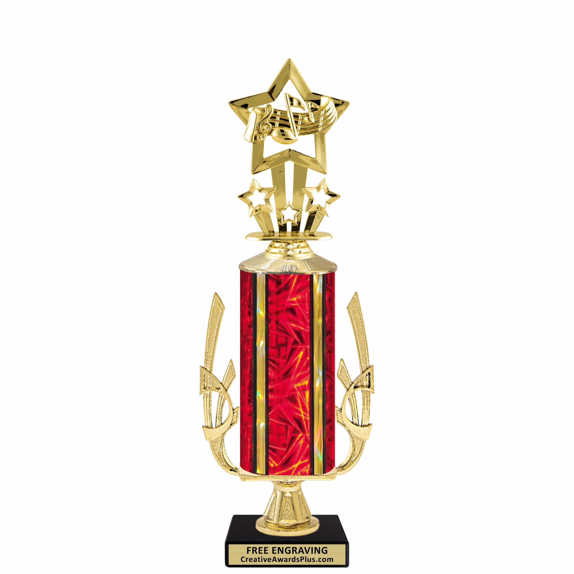 Accent Star Music Trophy 14.75" / Gold