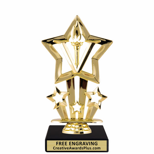 Starlight Victory Trophy 6.75" / Gold