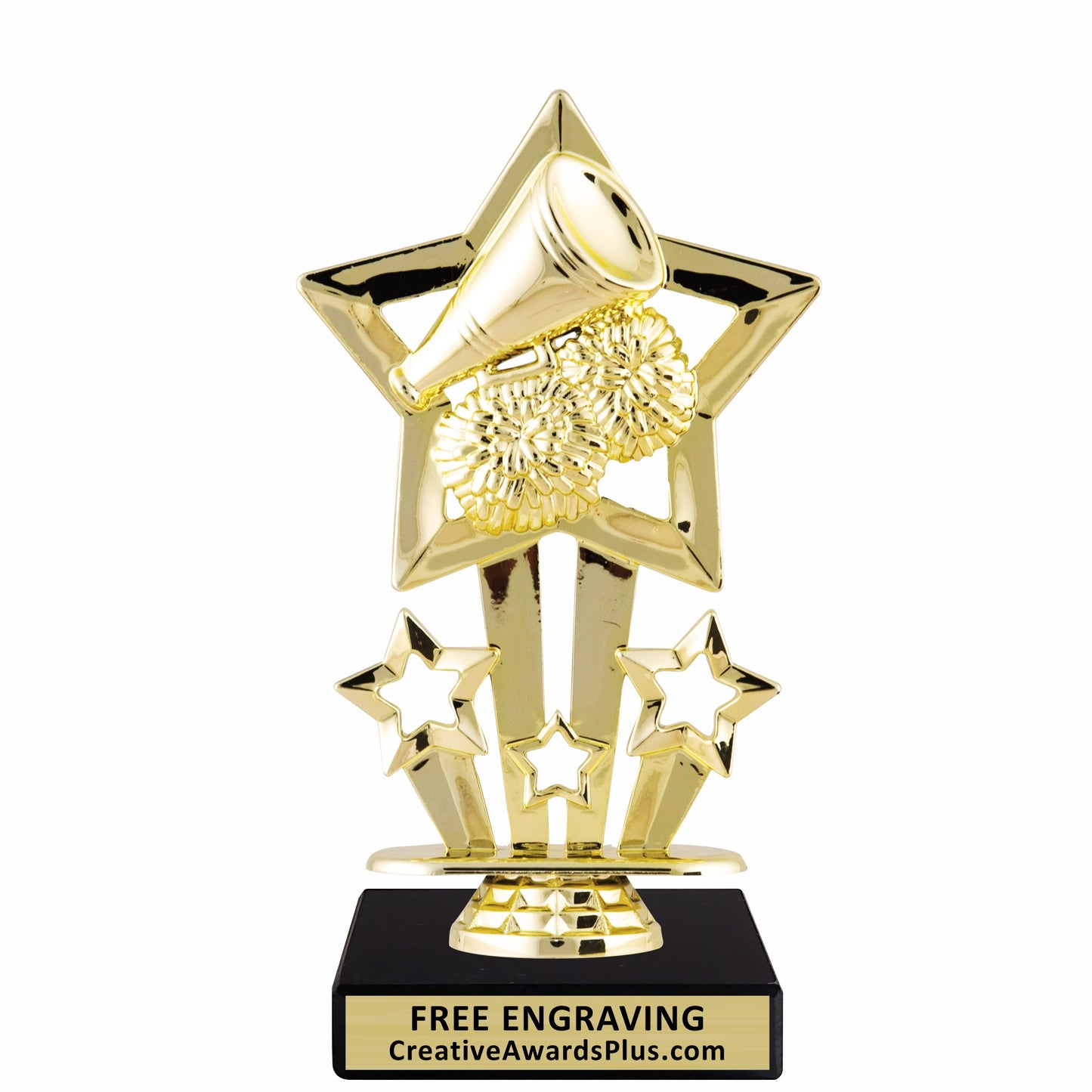 Starlight Cheer Trophy 6.75" / Gold