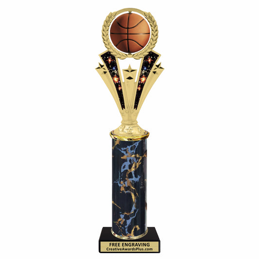Galaxy Spinner Basketball Classic Trophy 12.25" / Multiple