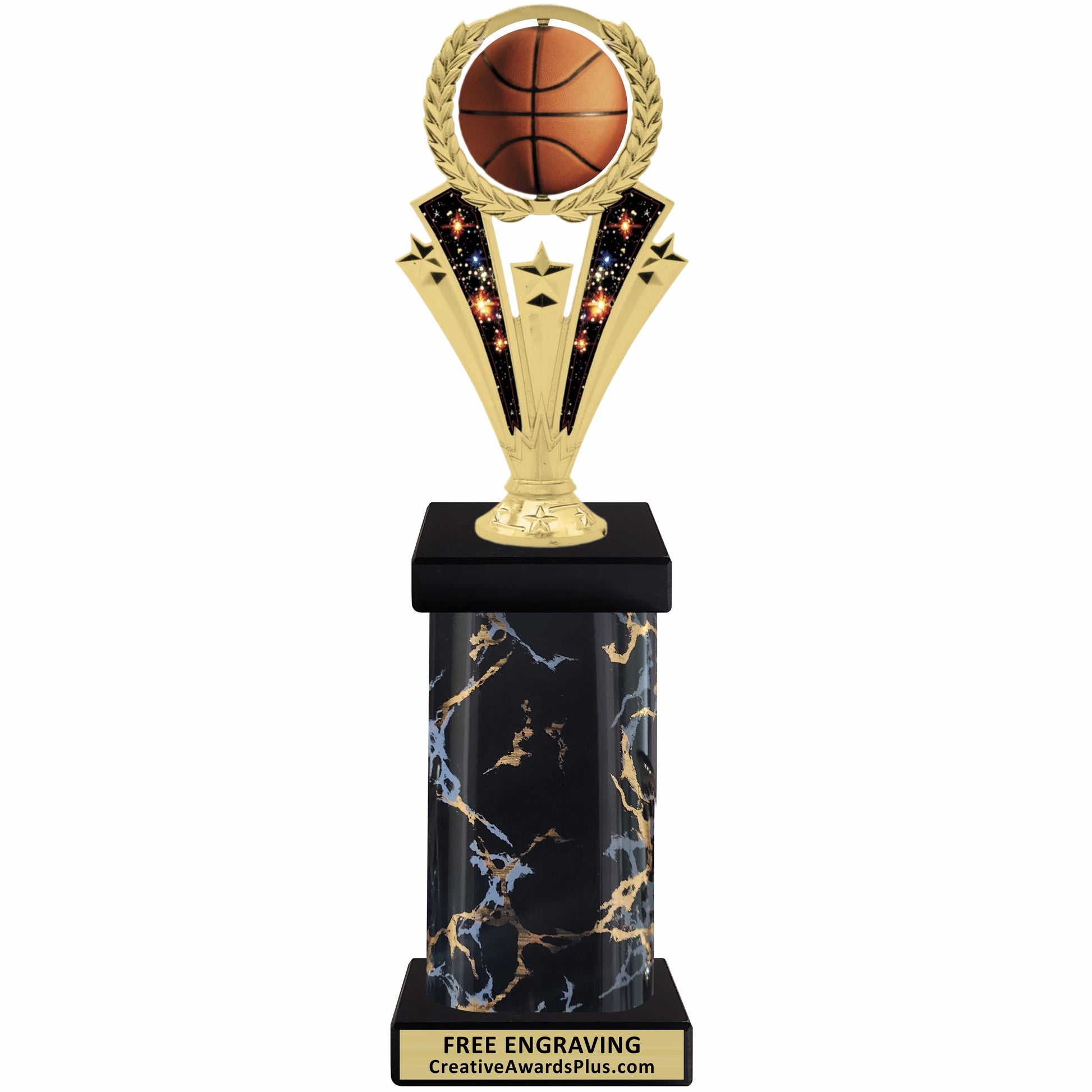 Galaxy Spinner Basketball Grand Trophy 13" / Multiple