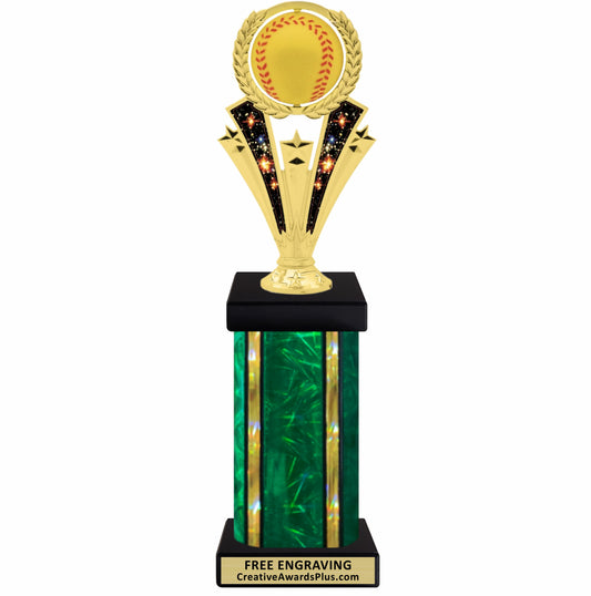 Galaxy Spinning Softball Grand Trophy 13" / Multiple