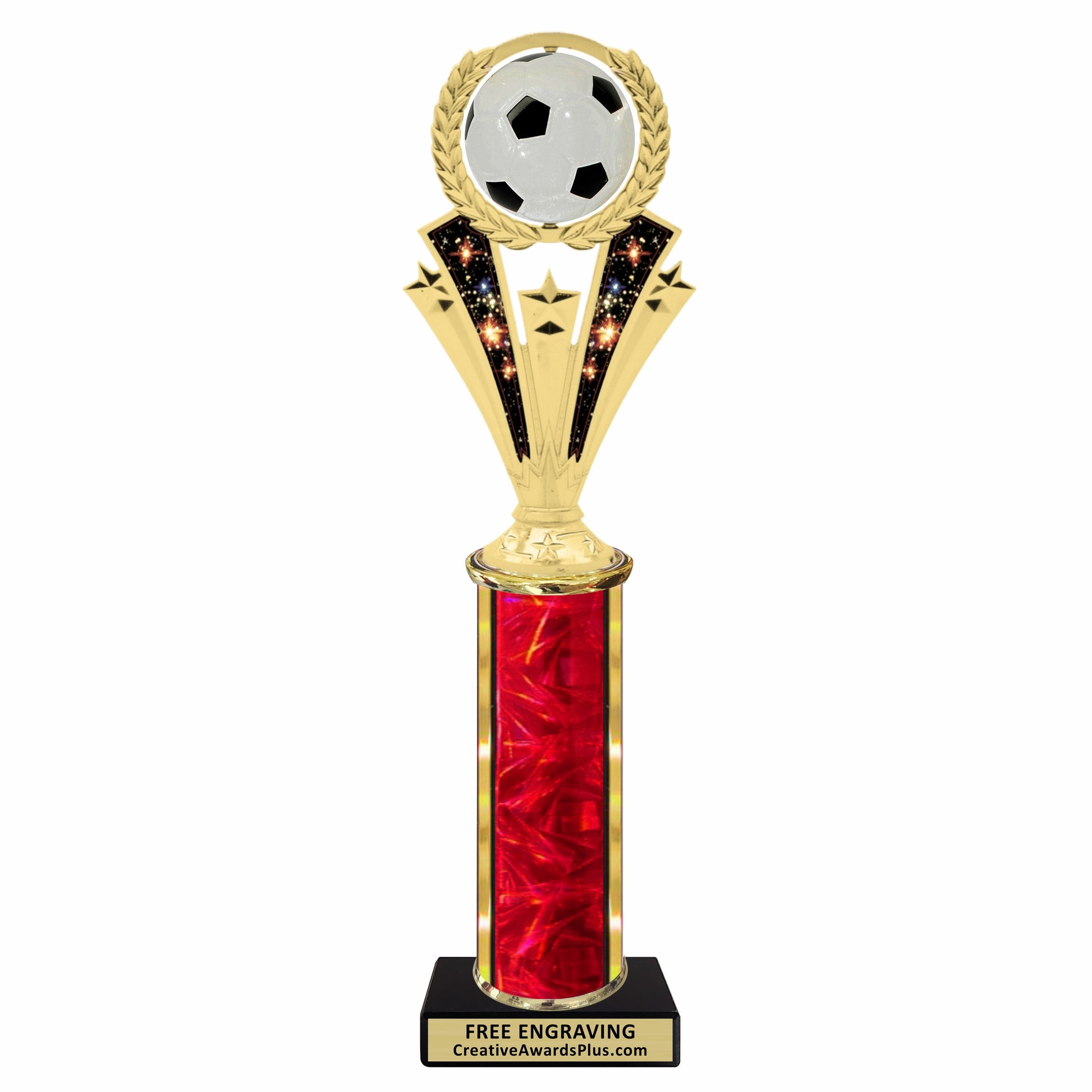 Galaxy Spinning Soccer Classic Trophy 12.4" / Multiple