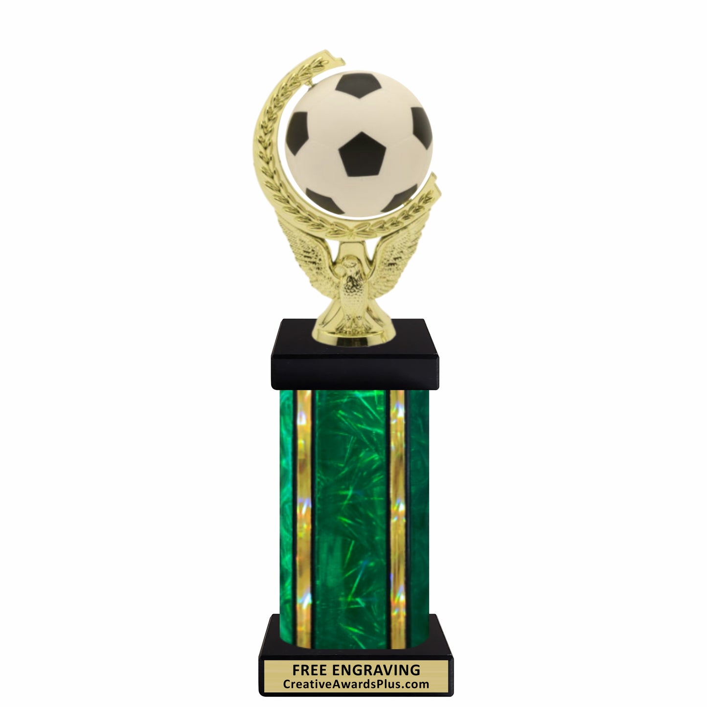 Eagle Spinning Soccer Grand Trophy 12" / Multiple