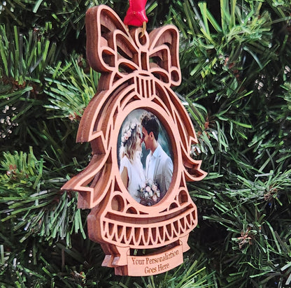 Photo Bell Cherry Ornament 4" / Cherry