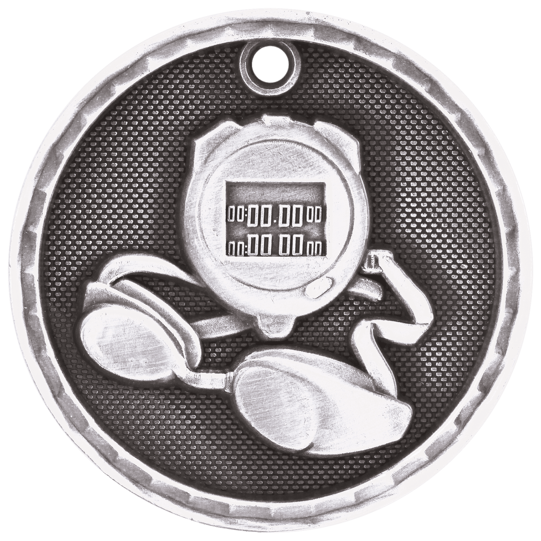 3D Swimming Medal 2" / Silver