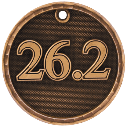 3D Marathon Medal 2" / Bronze (Copper Tone)