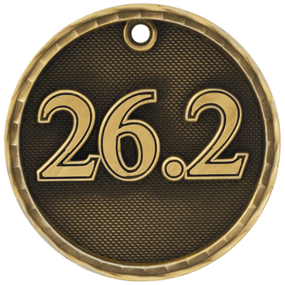 3D Marathon Medal 2" / Gold